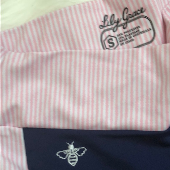 Navy and pink leggings - Picture 2 of 3